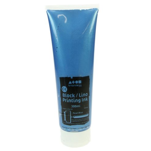 Image of Block Printing Ink Pearl Blue 300 Ml