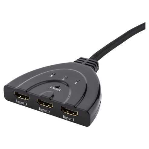 Image of Technika 3-way Hdmi Splitter Tkhhsass13