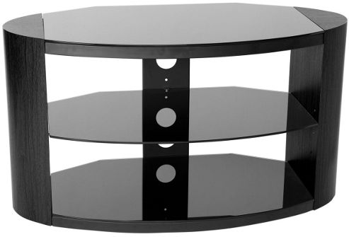 Image of Peerless Portland 900 Stylish Gloss Black Tv Stand