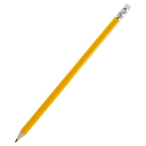 Image of Tesco Hb Pencils With Erasers, 12 Pack
