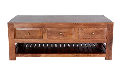 Image of Indian Hub Manhattan Light Mango Coffee Table