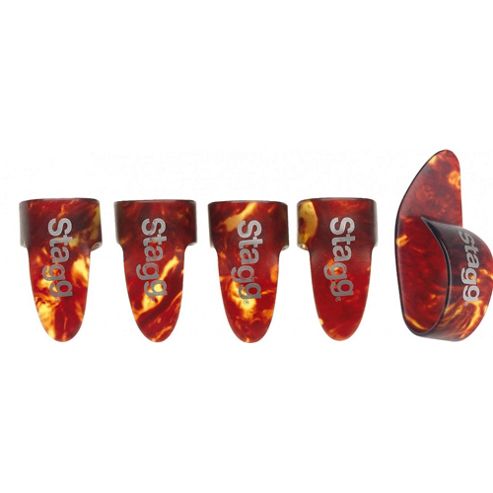 Image of Stagg Fps-l Plastic Thumb And Finger Picks - Large