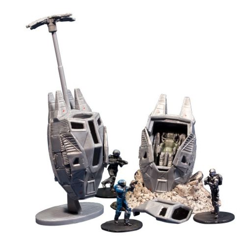 Image of Halo Micro Ops Series 1 - Odst Drop Pod - Action Figure