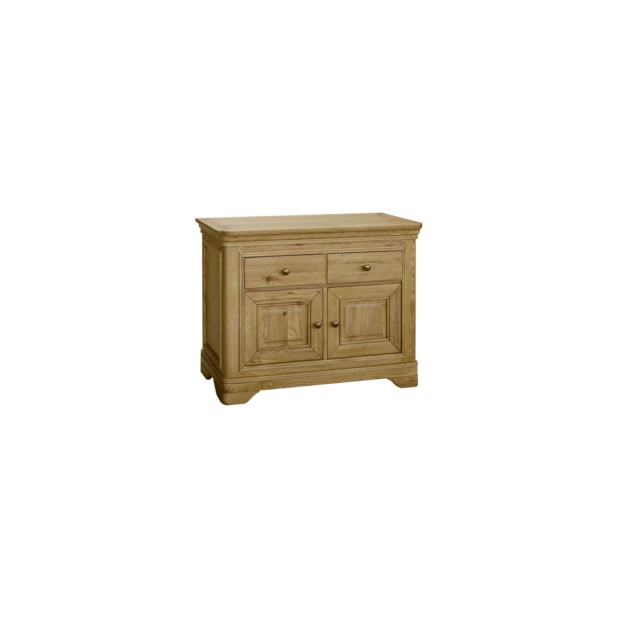 Kelburn Furniture Loire Small Sideboard in Light Oak Stain and Satin Lacquer at Tesco Direct