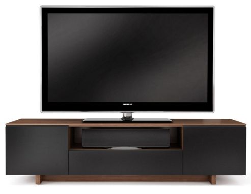 Image of Bdi Luxury Natural Walnut Tv Cabinet