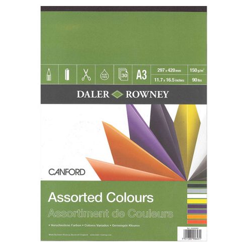 Image of Canford Asst Colour Pad A3