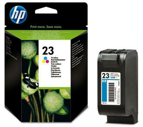 Image of Hp 23 Printer Ink Catridge - Tri-colour