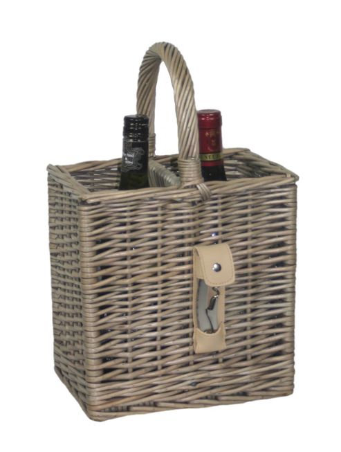 Image of Wicker Valley 2 Bottle Basket