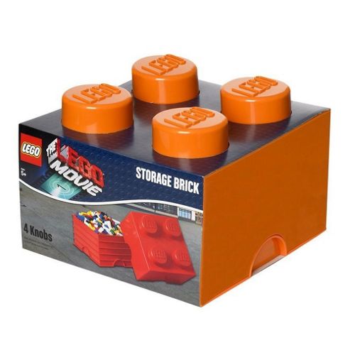 Image of The Lego Movie Storage 4 Brick Orange