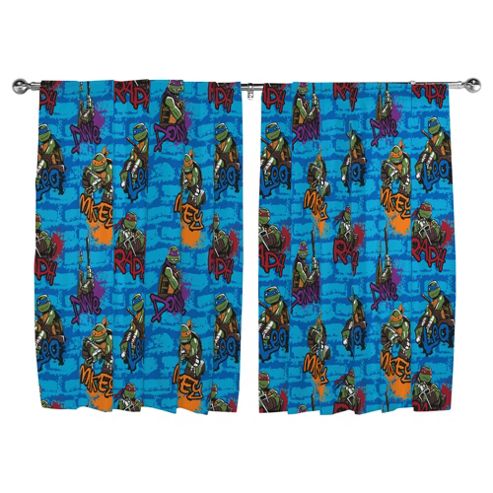 Image of Teenage Mutant Ninja Turtles Curtains W168xl183cm (66x72")