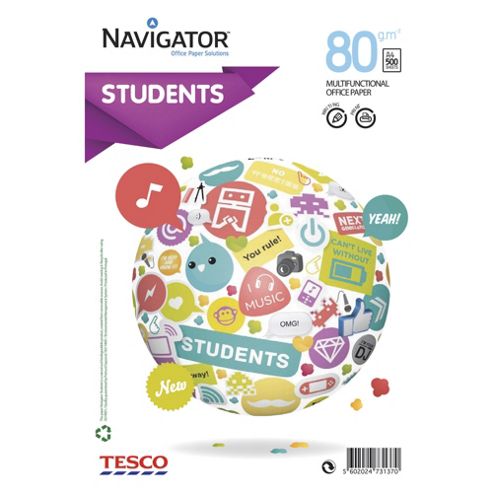 Image of Navigator Student 80gsm Paper, 500 Sheets