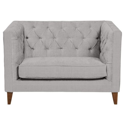 Image of Chartwell Loveseat Textured Weave Linen