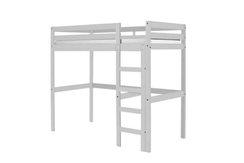 Image of Rimini High Bed Frame Only Whitewash