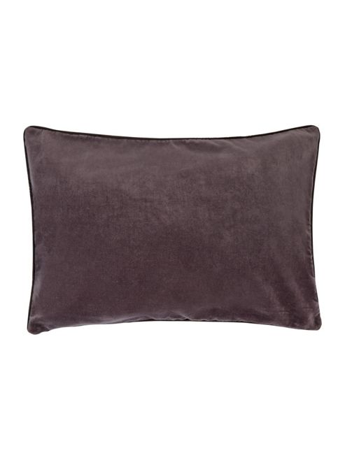 Image of Pied A Terre Velvet Contrast Cushion, Mustard