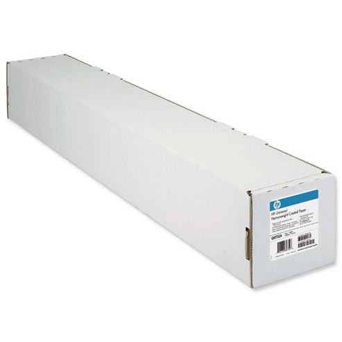 Image of Hewlett Packard [hp] Designjet Coated Paper 90gsm 42 Inch Roll 1067mmx45.7m Ref C6567b