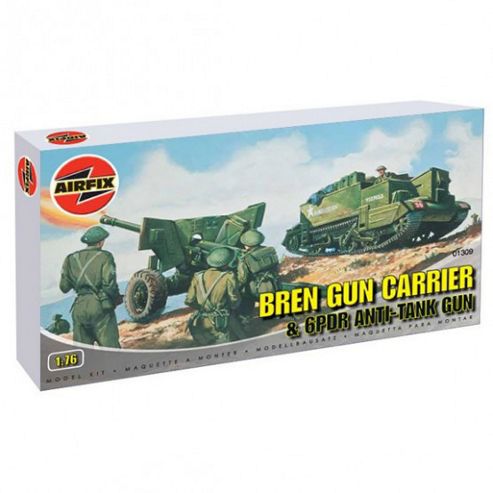 Image of Bren Gun Carrier & 6pdr Anti-tank Gun (a01309) 1:76