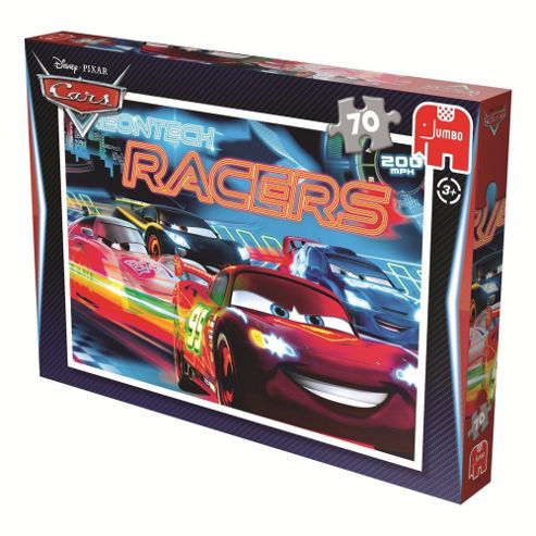 Image of Disney Cars Neon Jigsaw Puzzle (70 Pieces)
