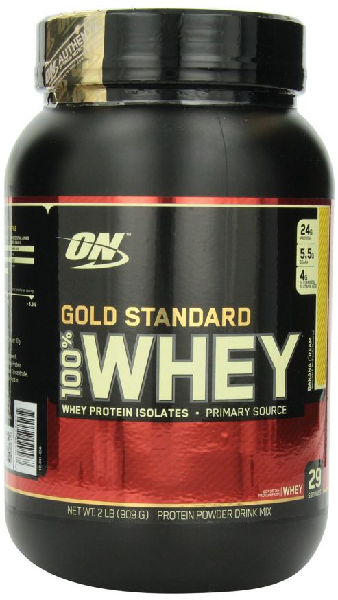Image of Optimum Nutrition 100% Whey Protein 908g - Banana
