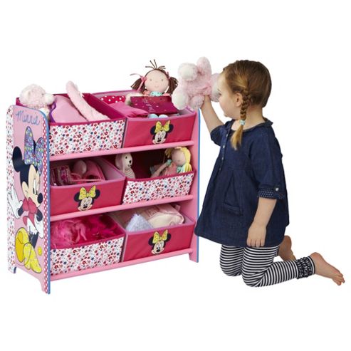 Image of Minnie Mouse 6 Bin Storage