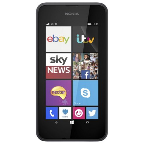 Image of Tesco Mobile Nokia Lumia 530 Charcoal Grey