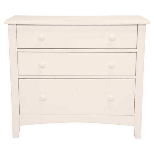 Image of Harvey 3 Drawer Chest White