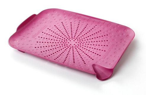Image of Sinkstation Flat Colander, Pink