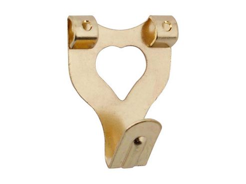 Image of Basic P/p 2808 Picture Hook No3 Electro Brass X3