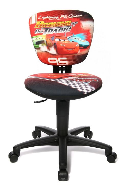 Image of Topstar Kids And Youth Swivel Chair With Fabric Cover - Disney Cars