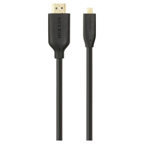 Image of Belkin 3m Micro Hdmi To Hdmi Cable Full-hd 1080p Resolution