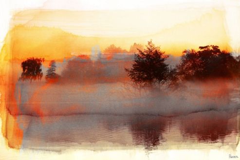 Image of Parvez Taj Pine Ridge Wall Art - 30 Cm H X 45 Cm W X 5 Cm D