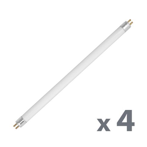 Image of Pack Of 4 Replacement T5 5w Fluorescent Tubes In Warm White