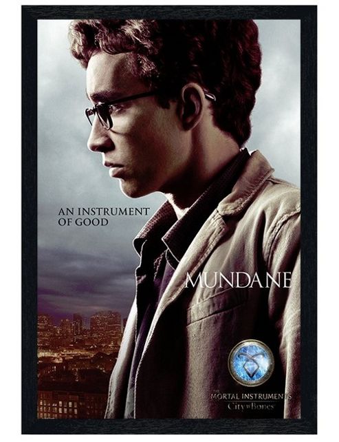 Image of Black Wooden Framed The Mortal Instruments Robert Sheehan Is Simon Poster