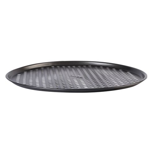 Image of Linea Steel Pizza Tray In Black