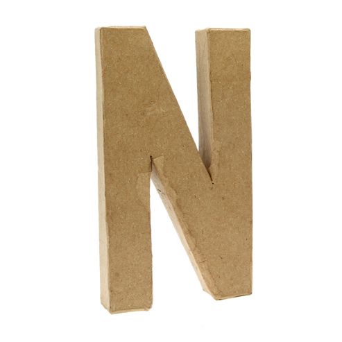 Image of Large Kraft Letter - N