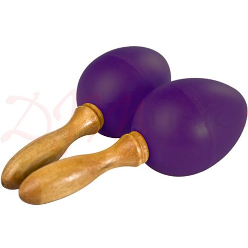 Image of Stagg Purple Plastic Egg Maracas