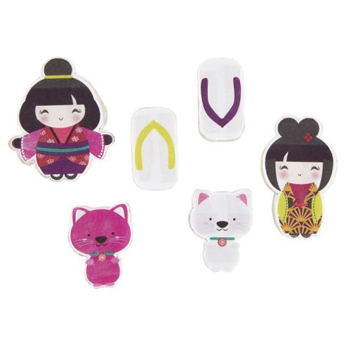 Image of Gogo Shaped Eraser Set