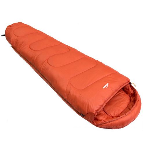 Image of Vango Atlas Single Mummy Sleeping Bag 2 Season Orange