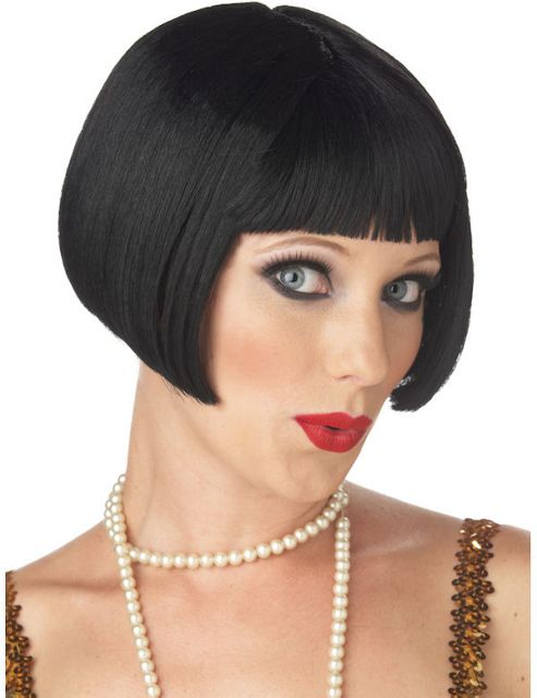 Image of Flirty Flapper Black Wig