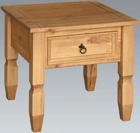 Image of Home Essence Windmill Lamp Table In Antique Wax