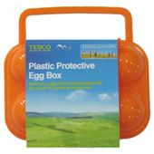 Tesco Plastic Protective Egg Box