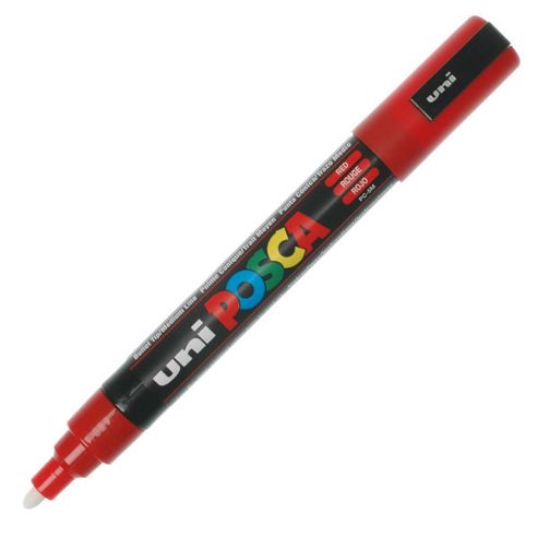Image of Uni Pc-5m Posca Marker Red