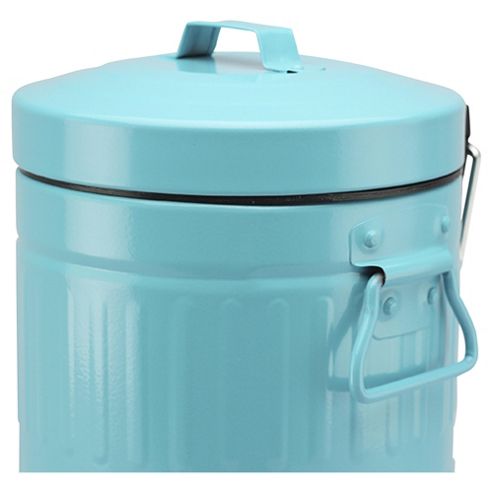 Image of Tesco Retro 3l Blue Bin