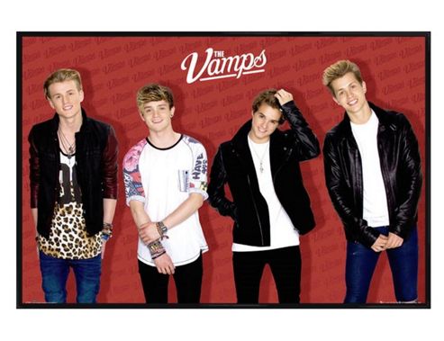 Image of Gloss Black Framed The Vamps Wild Heart Poster