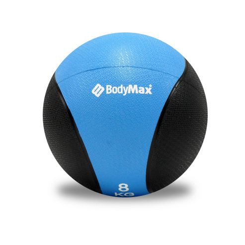 Image of Bodymax Medicine Ball - Black/lt Blue 8kg
