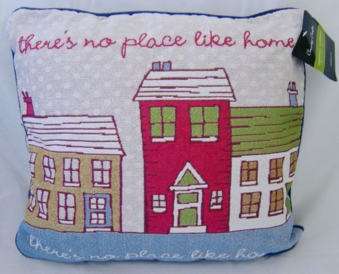 Image of Country Club Tapestry Scatter Cushion With Inner, No Place Home