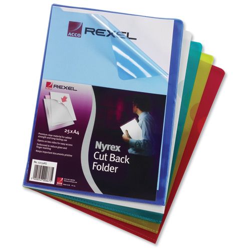 Image of Rexel Worldwide Nyrex Folder Cut Back
