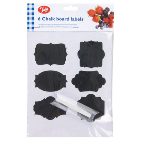 Image of Tala Set 6 chalk Labels With Chalk