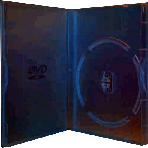 Image of Slimline Slim Single Dvd Storage Case 10 Pack Clear
