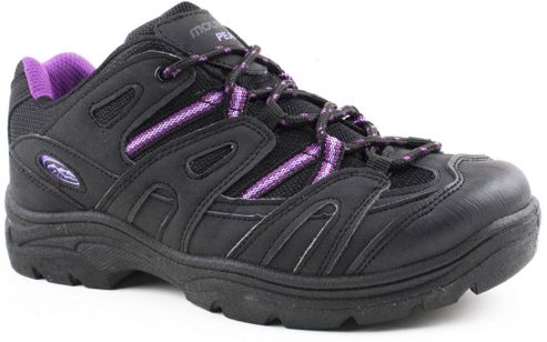 Image of Mountain Peak Ladies Maud Black And Purple Outdoor Footwear - Black
