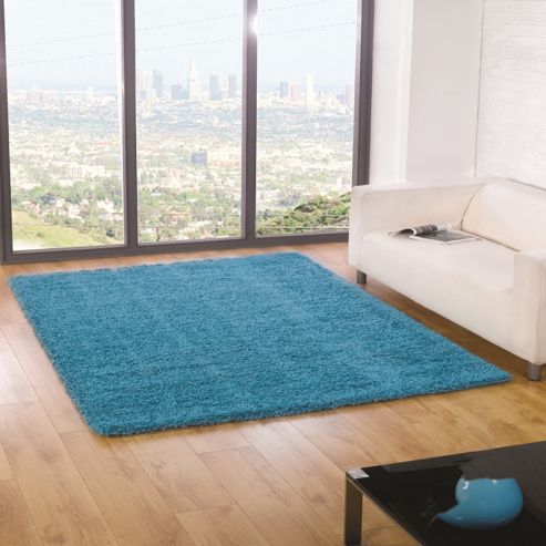 Image of Nordic Cariboo Turquoise 120x170 Cm Shaggy Rug